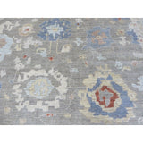 Hand Knotted Light Brown Peshawar with Wool Oriental Rug (11'11" x 17'10") - 11'11" x 17'10"