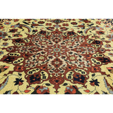 Hand-knotted Oriental Baluch Ivory Wool On Wool Rug (12' 5 x 16' 3)