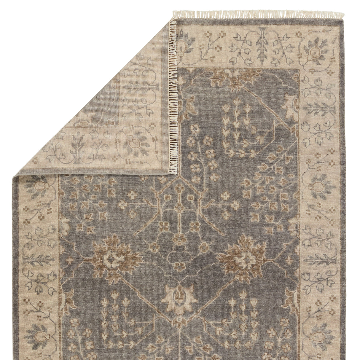 Hand-Knotted Oriental Grey/ Silver Area Rug