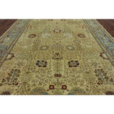 Hand-Knotted Oriental Peshawar Ivory Wool Rug (9' X 12')