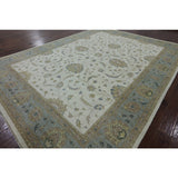Hand-knotted Oriental Peshawar Ivory Wool Rug (9' 2 x 12' 2)