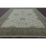 Hand-knotted Oriental Peshawar Ivory Wool Rug (9' 2 x 12' 2)