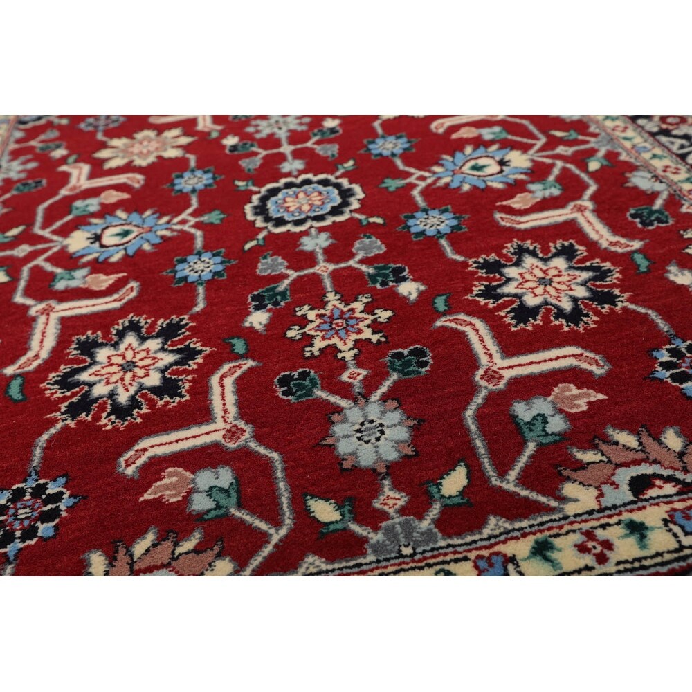 Hand Knotted Pak Persian Red Persian Traditional Oriental Area Rug - 2' 9'' x 4' 6''
