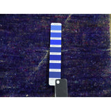 Hand Knotted Purple Modern and Contemporary with Wool & Silk Oriental Rug (8'8" x 12'1") - 8'8" x 12'1"