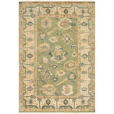Hand-Knotted Rafael Border New Zealand Wool Area Rug - 10' x 14'