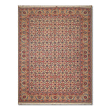 Hand-Knotted Romanian Ivory,Beige Oriental Area Rug Wool Traditional Persian Oriental Area Rug (10x14) - 10'3" x 13'11"