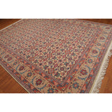 Hand-Knotted Romanian Ivory,Beige Oriental Area Rug Wool Traditional Persian Oriental Area Rug (10x14) - 10'3" x 13'11"