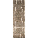 Hand-Knotted Ross Abstract Pattern Hemp Area Rug