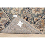 Hand Knotted Slate,Taupe Oushak Wool Arts & Crafts Oriental Area Rug - 7' 11'' x 10'