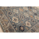 Hand Knotted Slate,Taupe Oushak Wool Arts & Crafts Oriental Area Rug - 7' 11'' x 10'