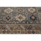 Hand Knotted Slate,Taupe Oushak Wool Arts & Crafts Oriental Area Rug - 7' 11'' x 10'