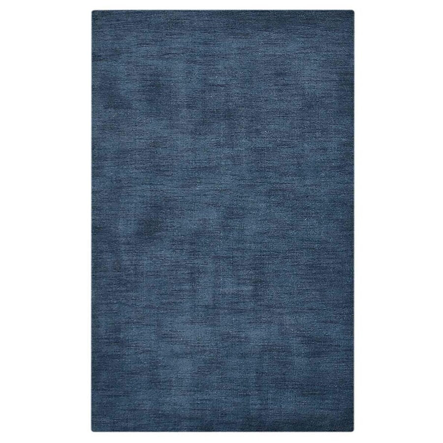Hand Knotted Solid Color Gabbeh Carpet Indian Modern Oriental Area Rug