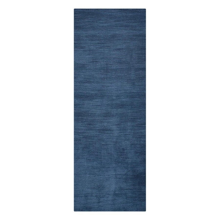 Hand Knotted Solid Color Gabbeh Carpet Indian Modern Oriental Area Rug