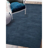 Hand Knotted Solid Color Gabbeh Carpet Indian Modern Oriental Area Rug
