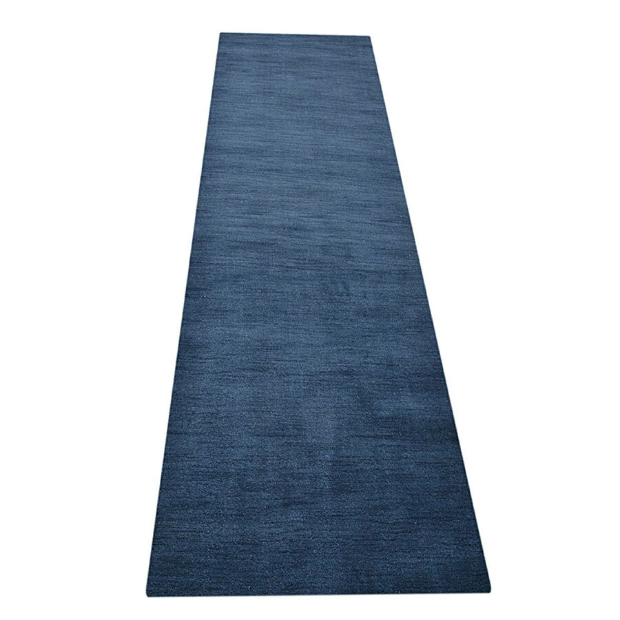 Hand Knotted Solid Color Gabbeh Carpet Indian Modern Oriental Area Rug