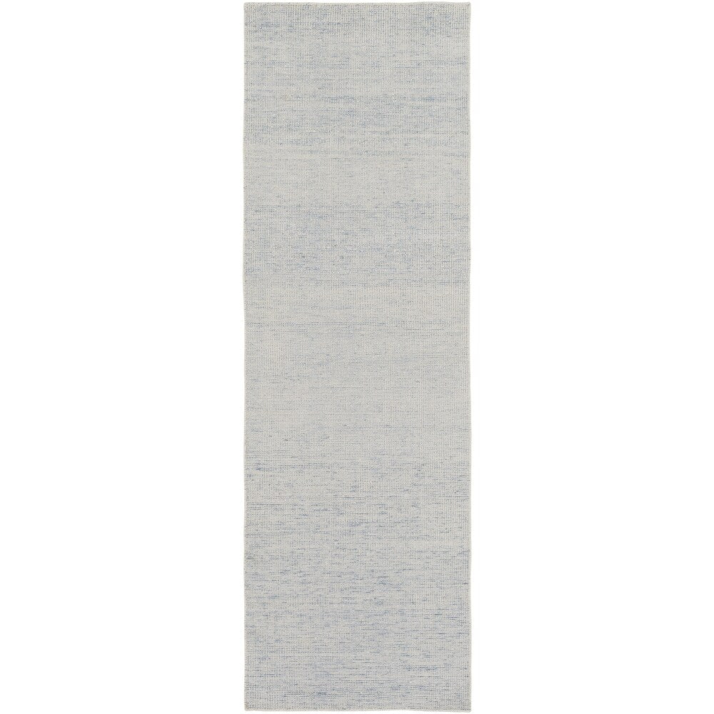 Hand-Knotted Swanage Solid Indoor Area Rug - 2'6" x 8' Runner