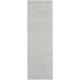 Hand-Knotted Swanage Solid Indoor Area Rug - 2'6" x 8' Runner