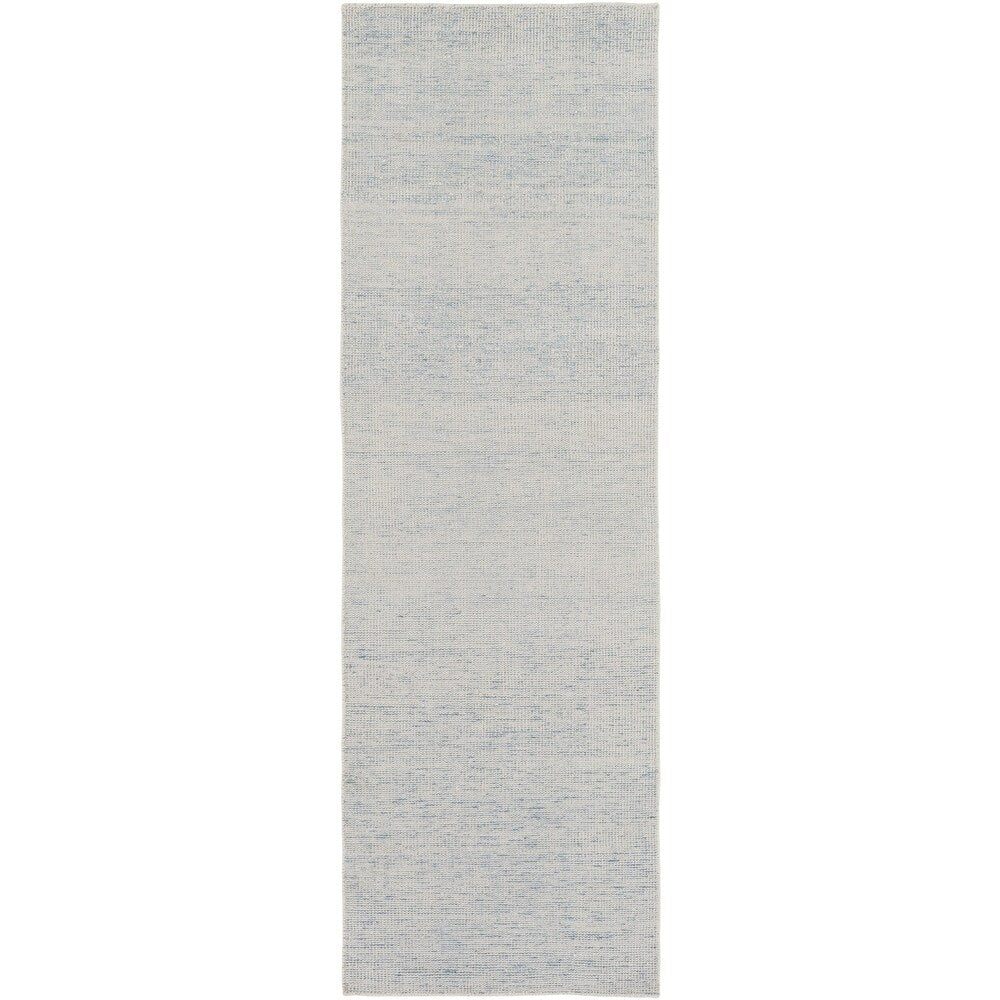 Hand-Knotted Swanage Solid Indoor Area Rug - 2'6" x 8' Runner