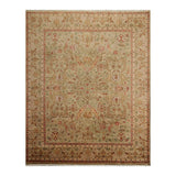 Hand Knotted Tan,Brown Wool Persian Oriental Area Rug (8x10) - 07' 11'' x 09' 11''
