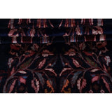 Hand Knotted Vintage Malayer Hamedan Persian Floral Rug - 8'8" x 3'6" runner