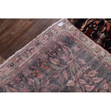 Hand Knotted Vintage Malayer Hamedan Persian Floral Rug - 8'8" x 3'6" runner