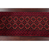 Hand Knotted Wool Afghani Balouch Oriental Area Rug - 4'5" x 2'1"