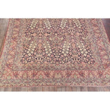 Hand Knotted Wool Traditiona Kerman Lavar Persian Floral Area Rug - 19'1" x 11'10"