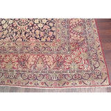 Hand Knotted Wool Traditiona Kerman Lavar Persian Floral Area Rug - 19'1" x 11'10"