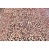 Hand Knotted Wool Traditiona Kerman Lavar Persian Floral Area Rug - 19'1" x 11'10"