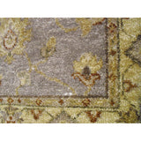 Hand Knotted Ziegler Blue Beige Vegetable Dyes Wool Rug 10212
