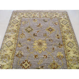 Hand Knotted Ziegler Blue Beige Vegetable Dyes Wool Rug 10212