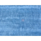 Hand Loomed Rayon from Bamboo Silk Modern Gabbeh Sky Blue Rug