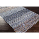 Hand-Loomed Justin Stripe Cotton Area Rug - 2' x 3'