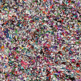Hand-Loomed Neil Abstract Cotton Area Rug - 2' x 3'