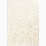 Nixon Handmade Solid White Area Rug (5' X 8') - 5' x 8'
