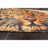 Hand Made Multi Color Polyester Modern&Contemporary Oriental Area Rug - 2' x 3'