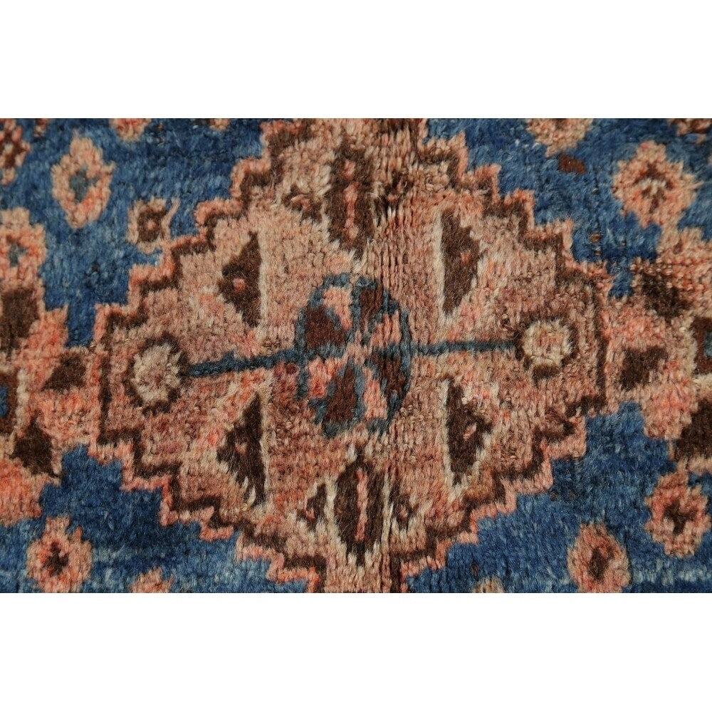 Hand Made Traditional Antique Ghashghaie Goemetric Persian Area Rug - 7'6" x 5'0"
