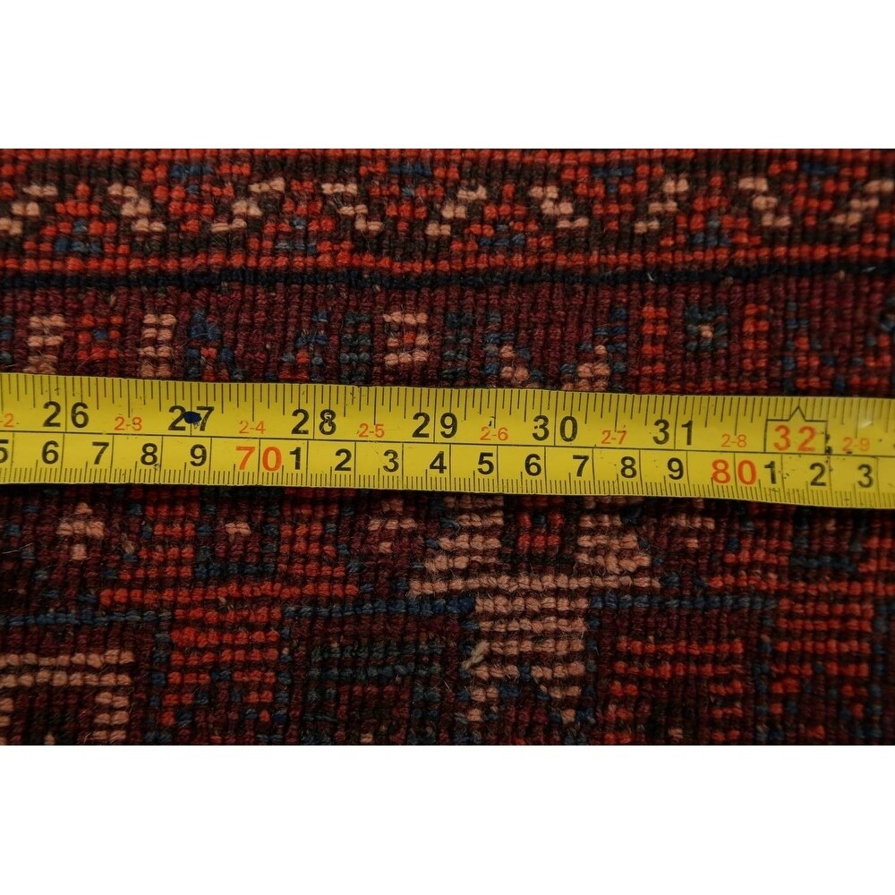 Hand Made Traditional Antique Ghashghaie Goemetric Persian Area Rug - 7'6" x 5'0"