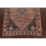 Hand Made Traditional Antique Ghashghaie Goemetric Persian Area Rug - 7'6" x 5'0"
