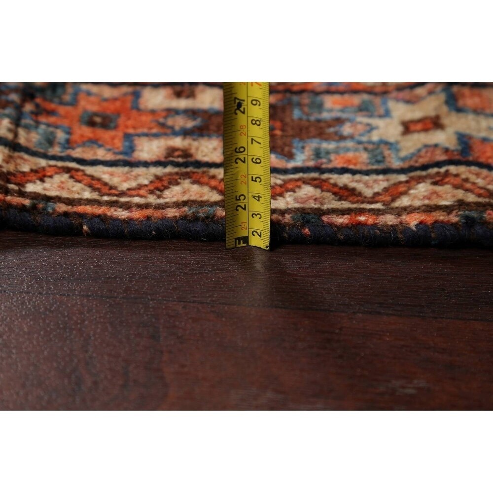 Hand Made Traditional Antique Ghashghaie Goemetric Persian Area Rug - 7'6" x 5'0"