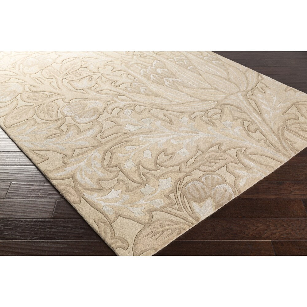 Hand-Tufted Benny Contemporary Wool Area Rug - 3'3" x 5'3