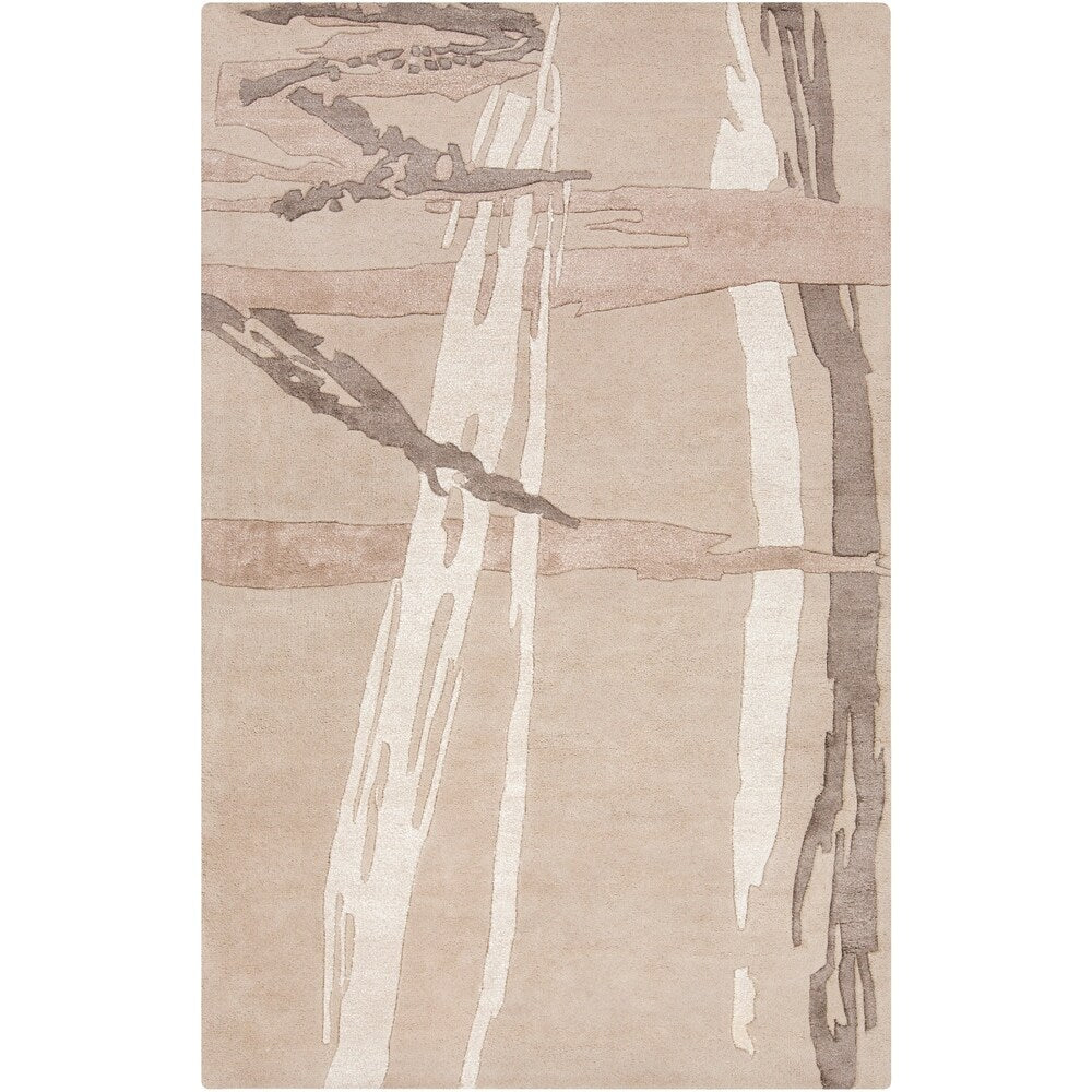 Hand-Tufted Bridget Abstract New Zealand Wool Area Rug