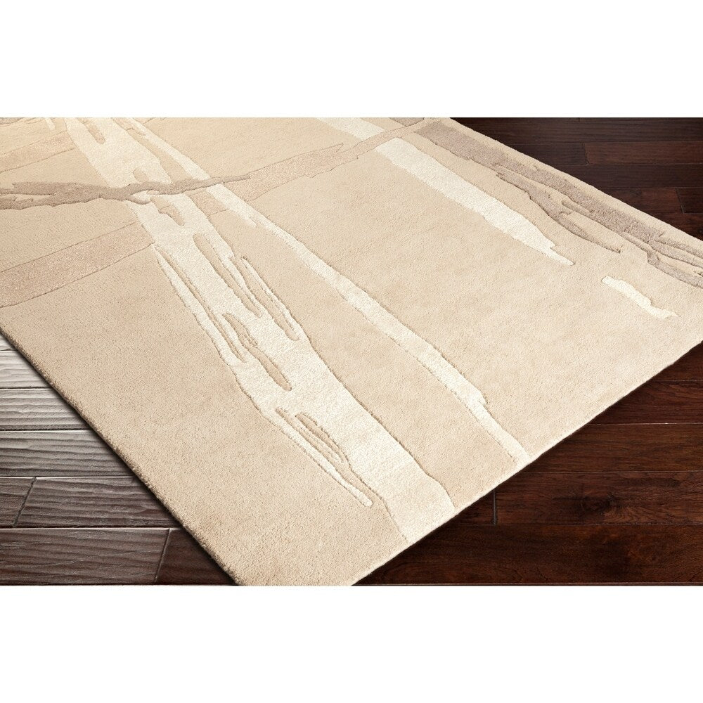 Hand-Tufted Bridget Abstract New Zealand Wool Area Rug
