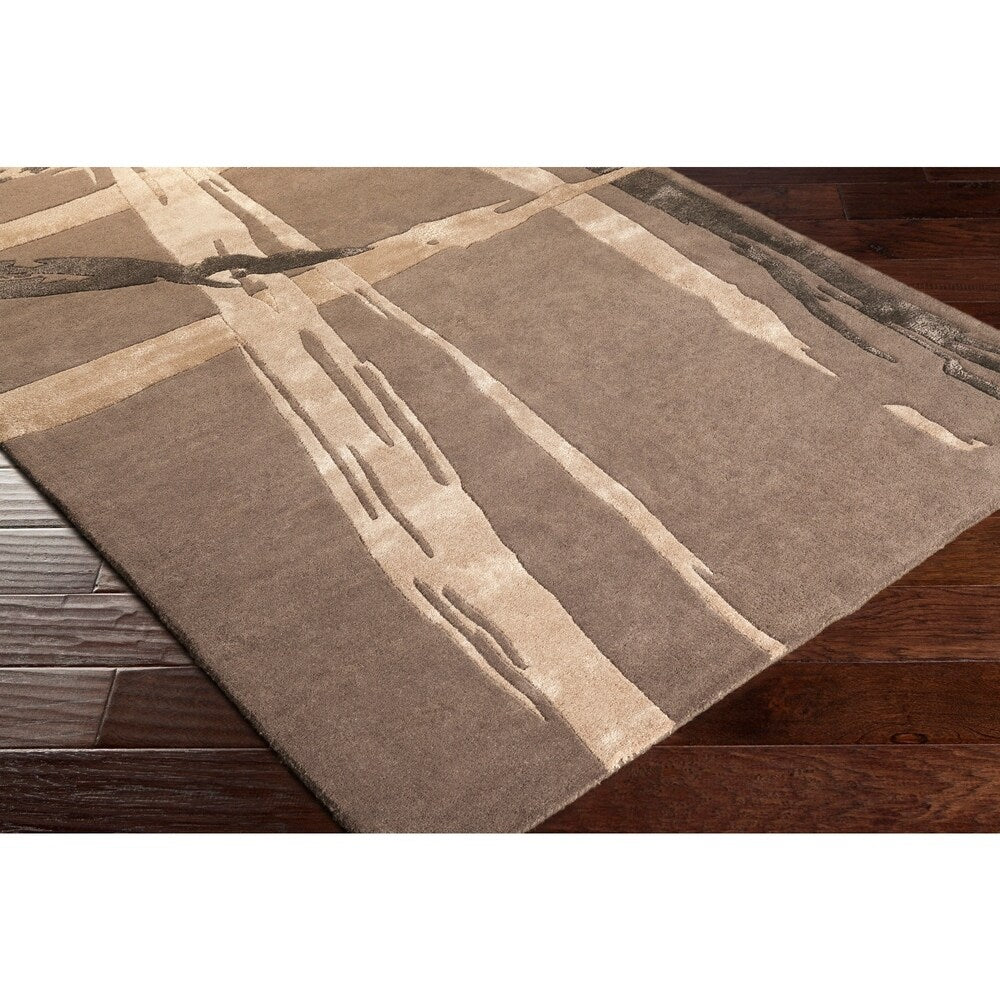 Hand-Tufted Bridget Abstract New Zealand Wool Area Rug