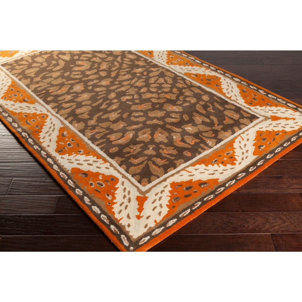 Hand-Tufted Damien Animal Area Rug
