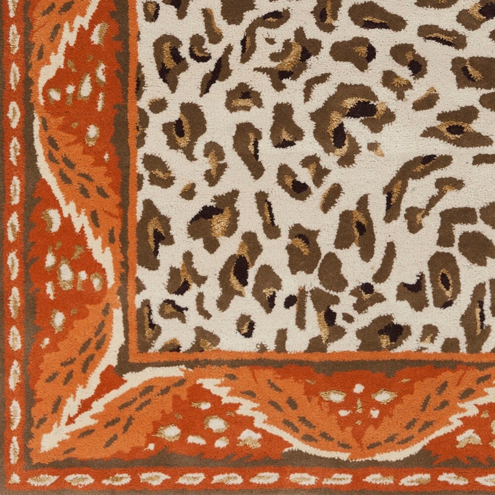 Hand-Tufted Damien Animal Area Rug