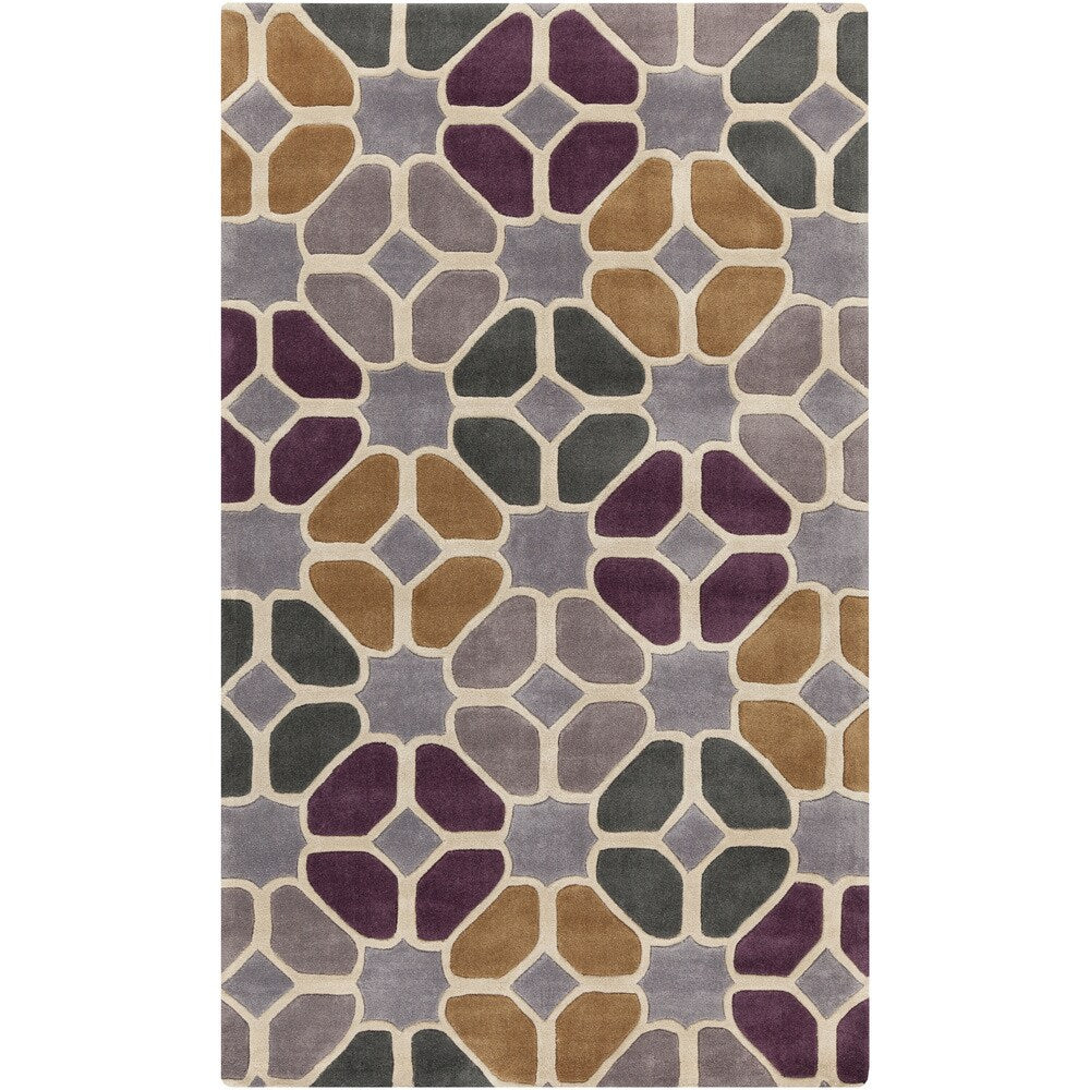 Hand-Tufted Eddleston Geometric Area Rug