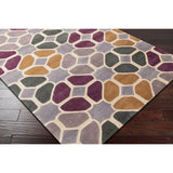 Hand-Tufted Eddleston Geometric Area Rug