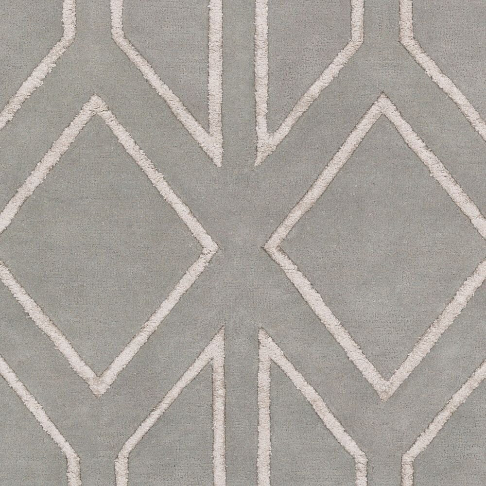 Hand-Tufted Jaclyn Geometric Pattern Viscose Area Rug