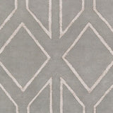 Hand-Tufted Jaclyn Geometric Pattern Viscose Area Rug